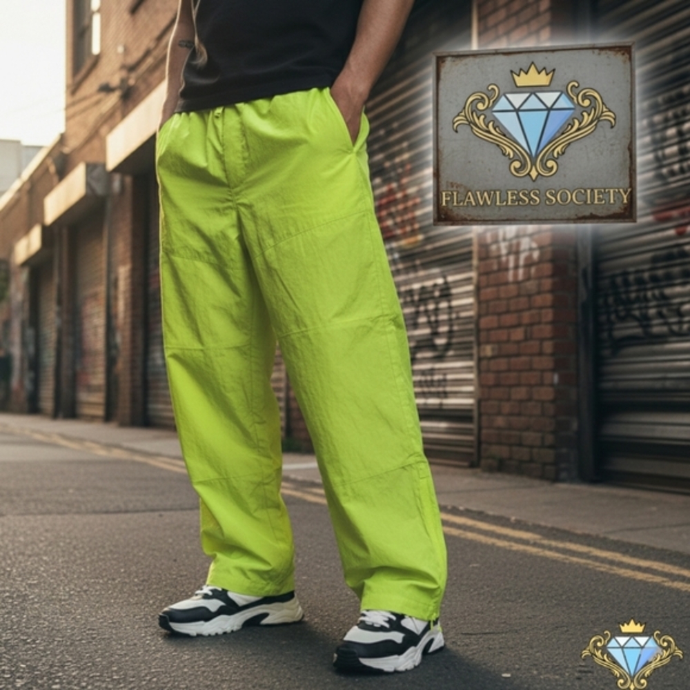 NWT Royalty by Maluma x Macy’s Wide Leg Pants - Mojito Green - Size Large